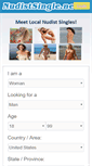 Mobile Screenshot of nudistsingle.net