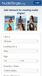 Mobile Screenshot of nudistsingle.org